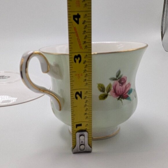 Royal Grafton AB Jones English Bone China Floral Teacup & Saucer - Picture 5 of 17